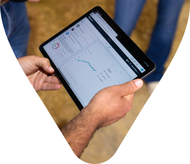 surfplatta med sensehub-data